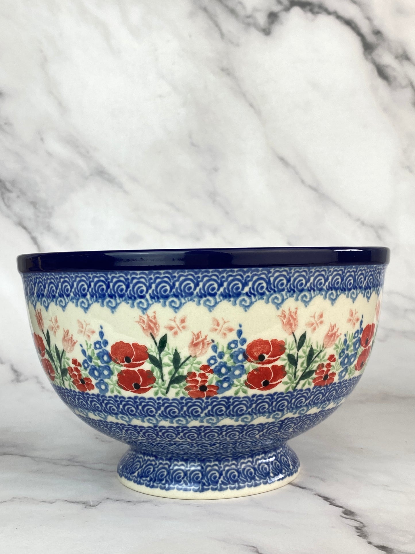 Pedestal Serving Bowl - Shape A15 - Pattern 3220