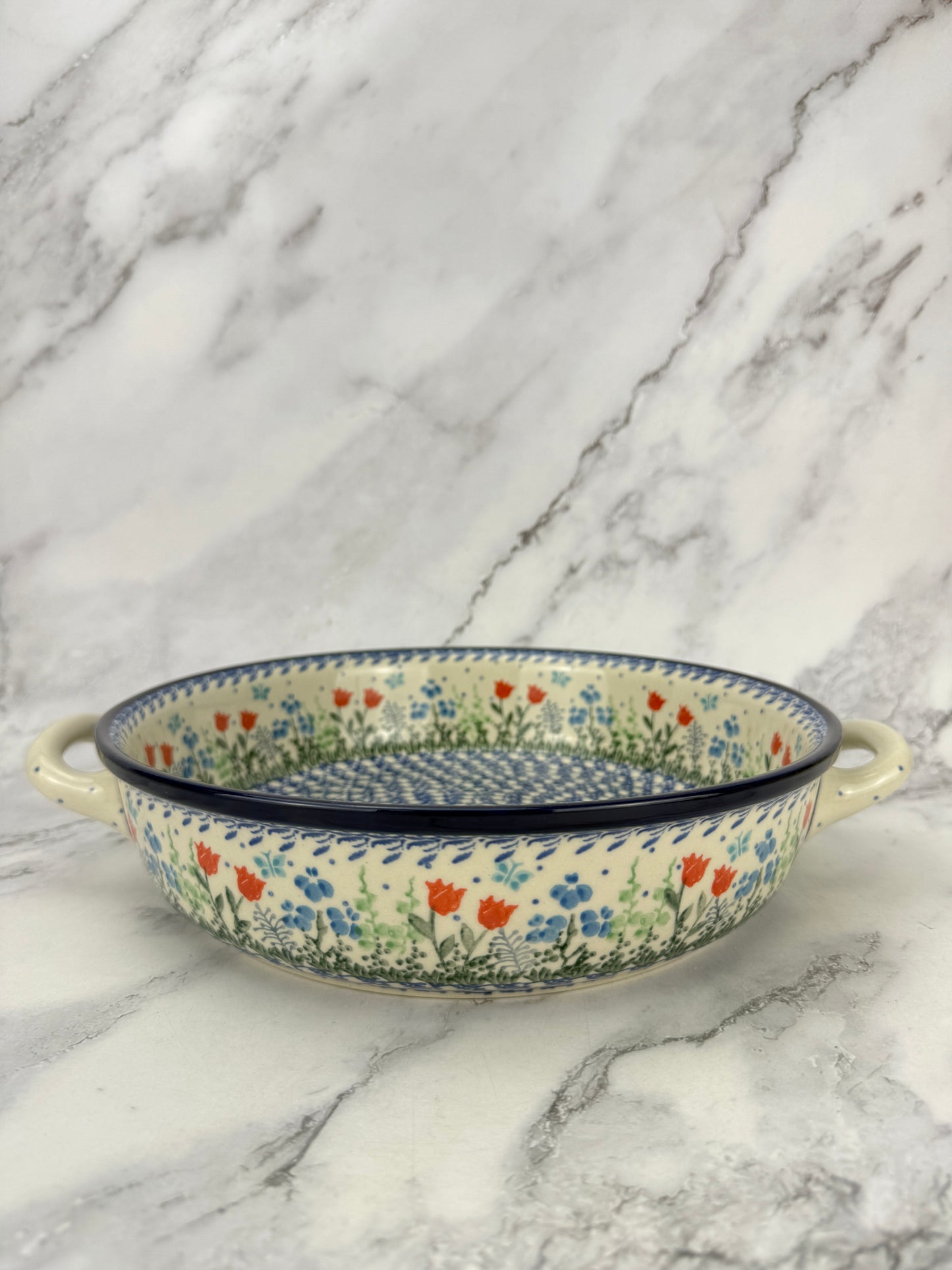 10" Round Baker With Handles - Shape 420 - Pattern 2903