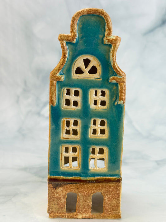 Ceramic Votive House - K