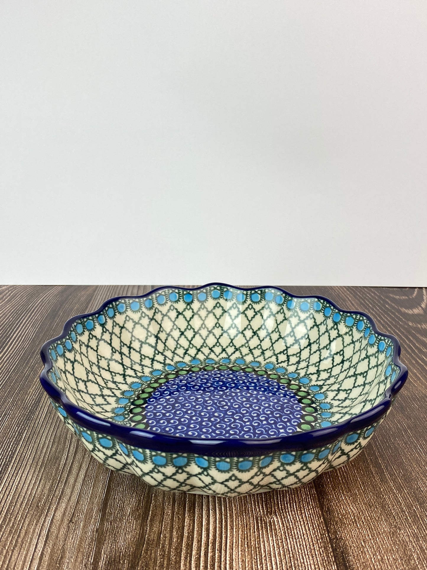 SALE Unikat Scalloped Bowl - Shape 974 - Pattern U72