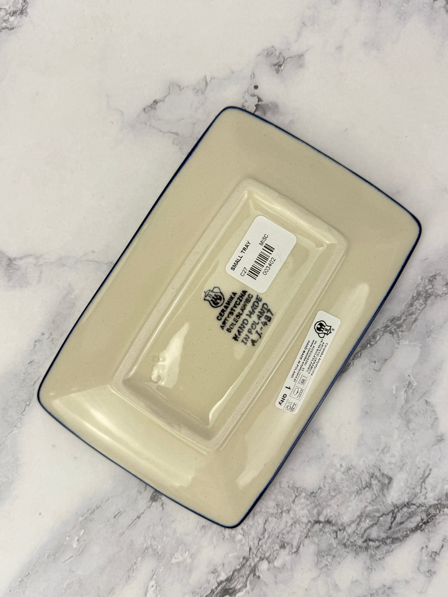 Small Tray - Shape C27 - Pattern 2751