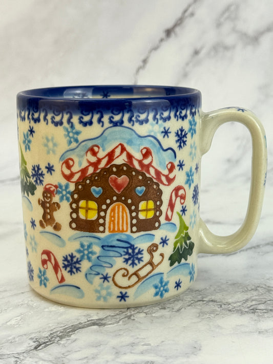 Vena Unikat 12oz Holiday Mug - Shape V055 - Gingerbread