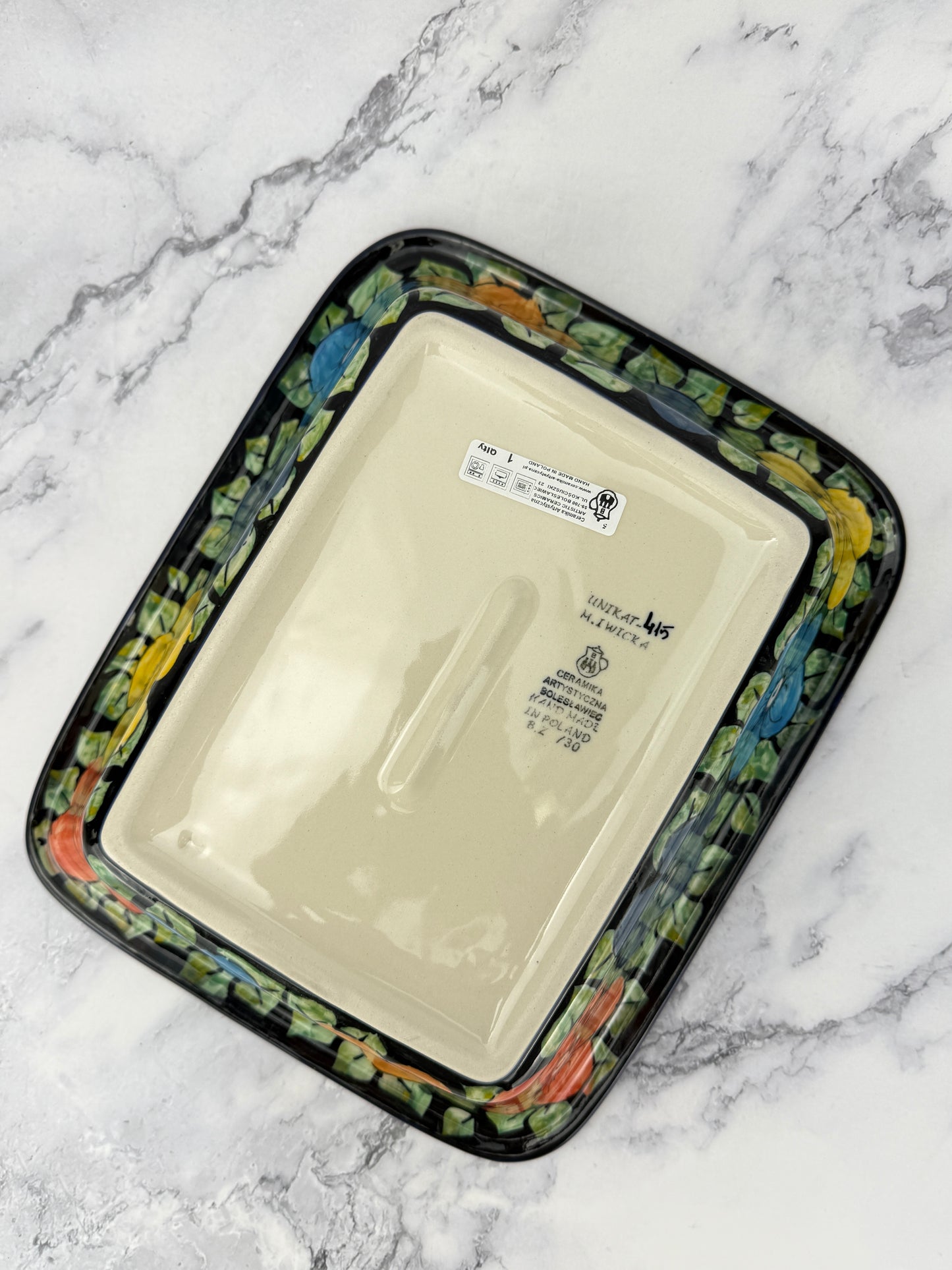 Small Unikat Lasagna Baker - Shape 856 - Pattern U415