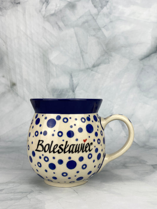 Large Bubble Mug 16oz - Shape 73 - Pattern Boleslawiec Bubbles