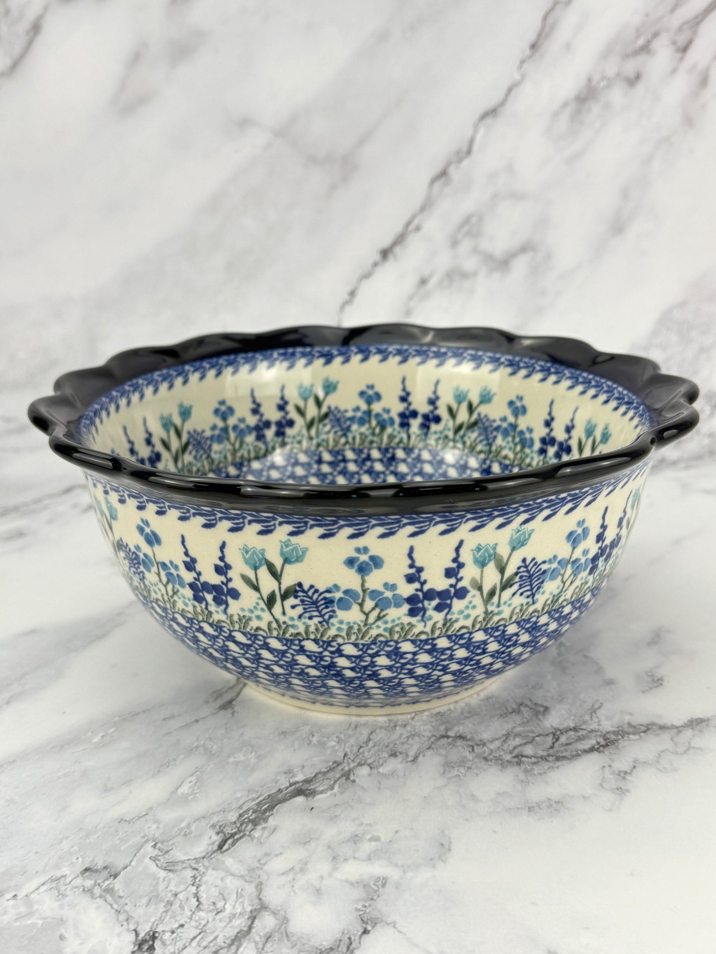 Large Ruffled Bowl - Shape 628 - Pattern 2898