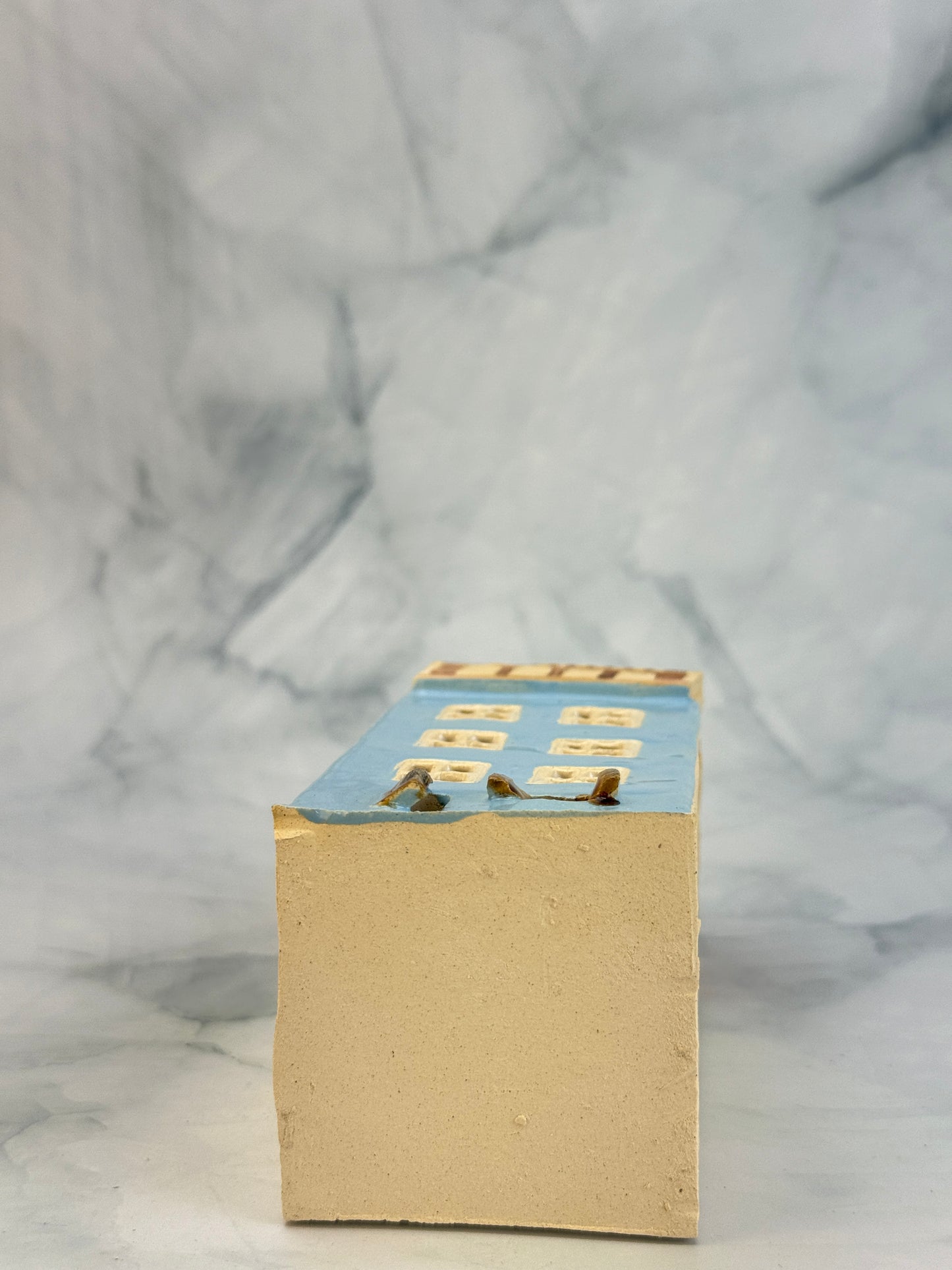 Ceramic Votive House - W