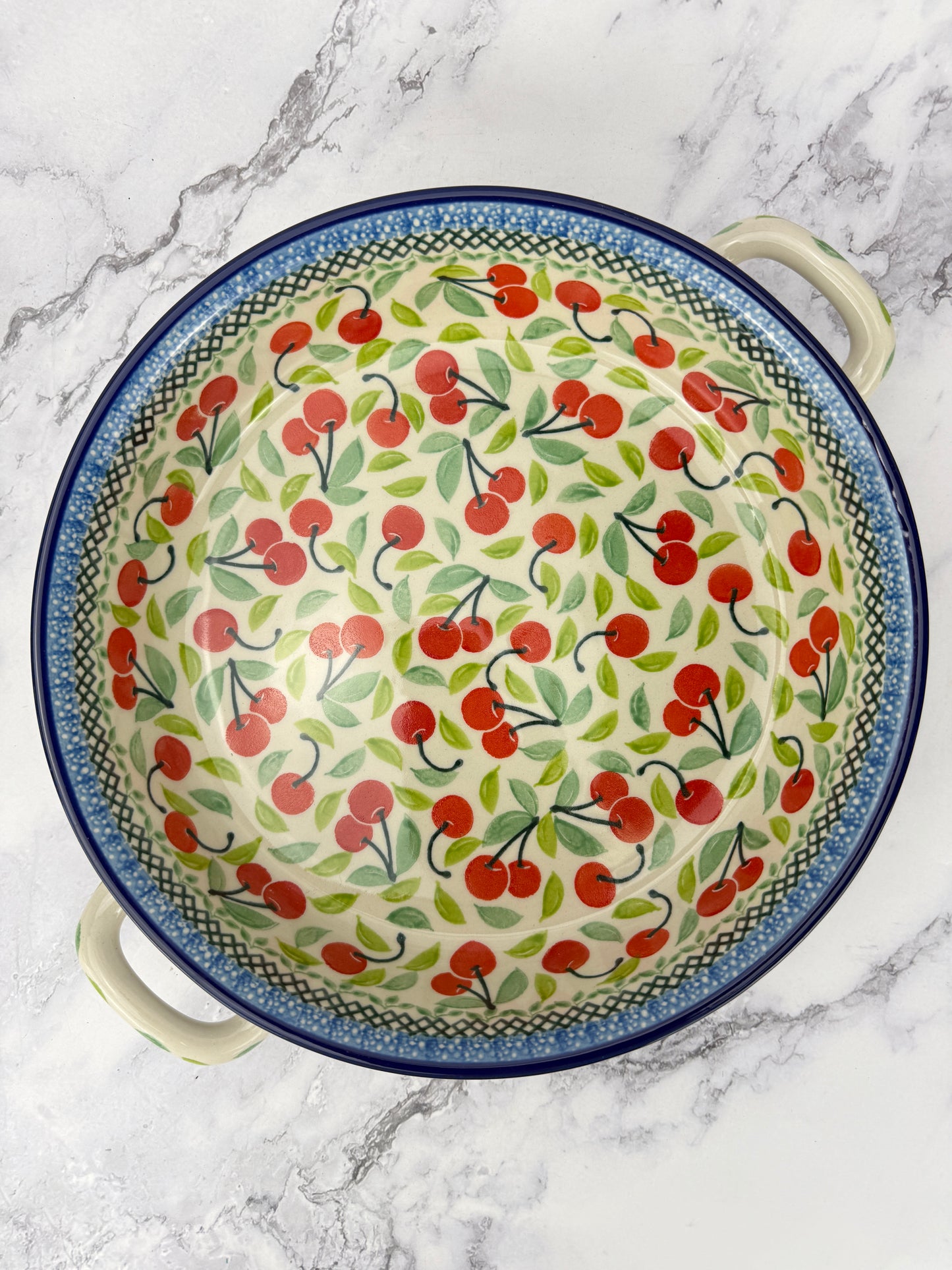 10" Round Baker With Handles - Shape 420 - Pattern 3250
