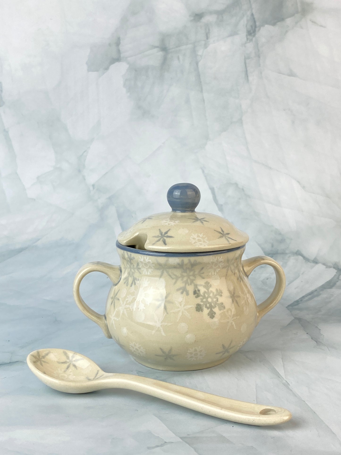 Sugar Bowl + Spoon - Shapes 35 + 592 - Pattern 2712