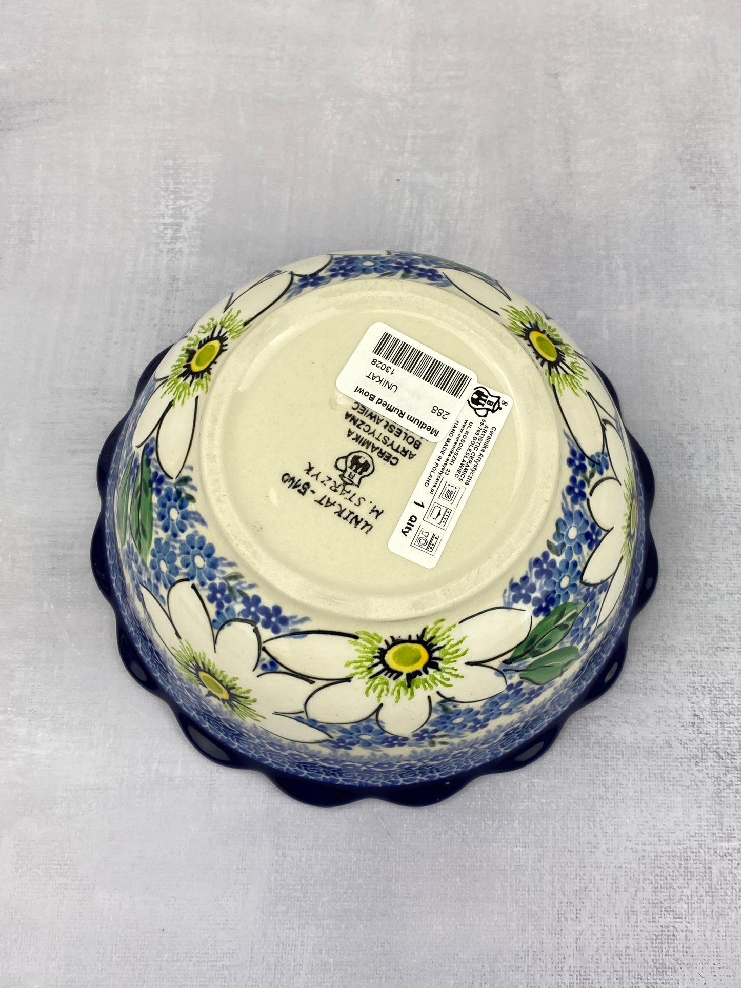 Unikat Ruffle Edged Bowl - Shape 288 - Pattern U5140