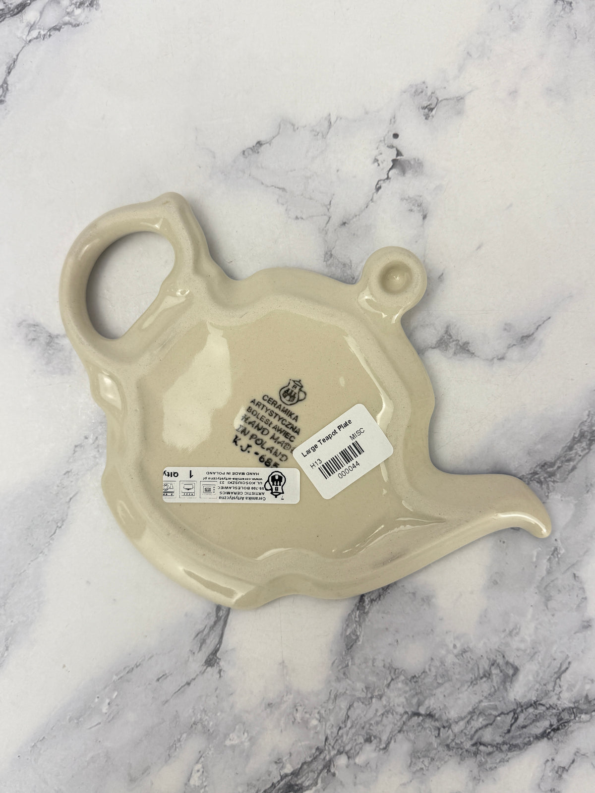 Teapot Plate - Shape H13 - Pattern 3308
