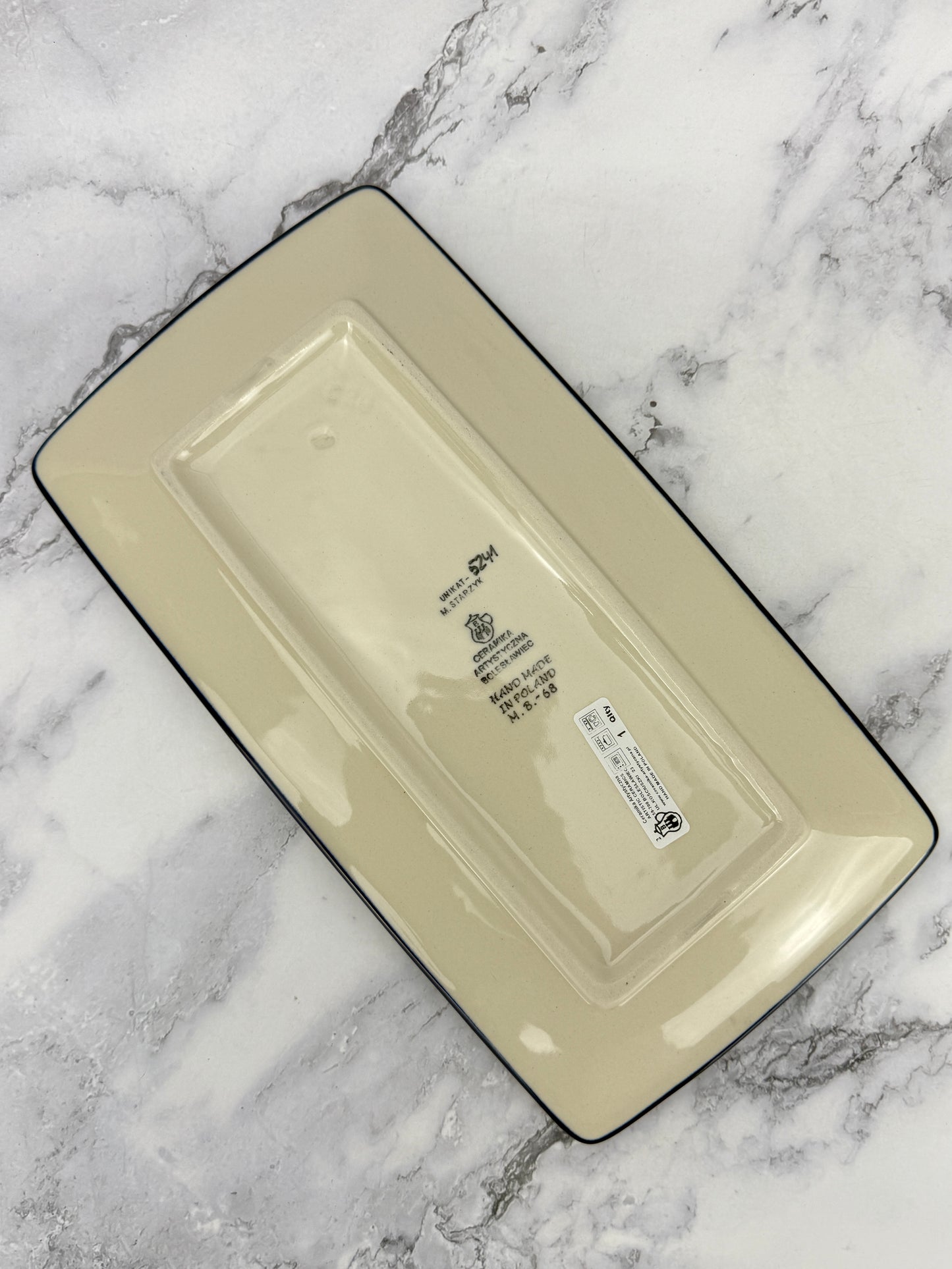 Rectangular Unikat Tray - Shape C26 - Pattern U5241