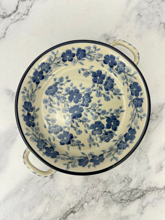 Small Round Baker with Handles - Shape C40 - Pattern 3428