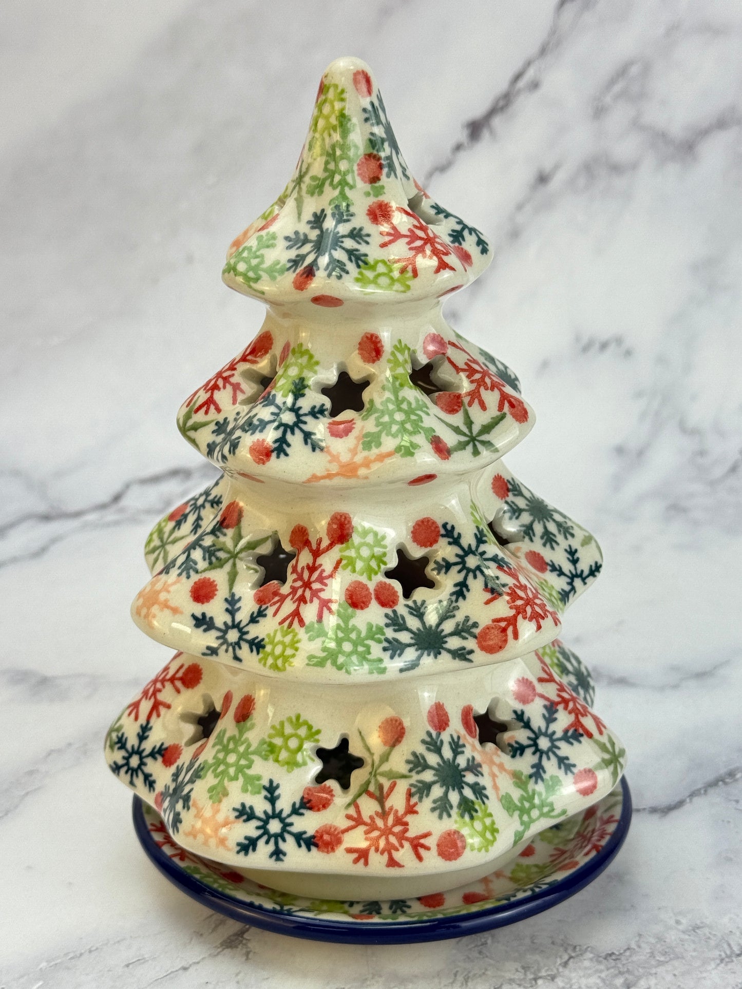 Medium Unikat Christmas Tree - Shape 513 - Pattern U5038