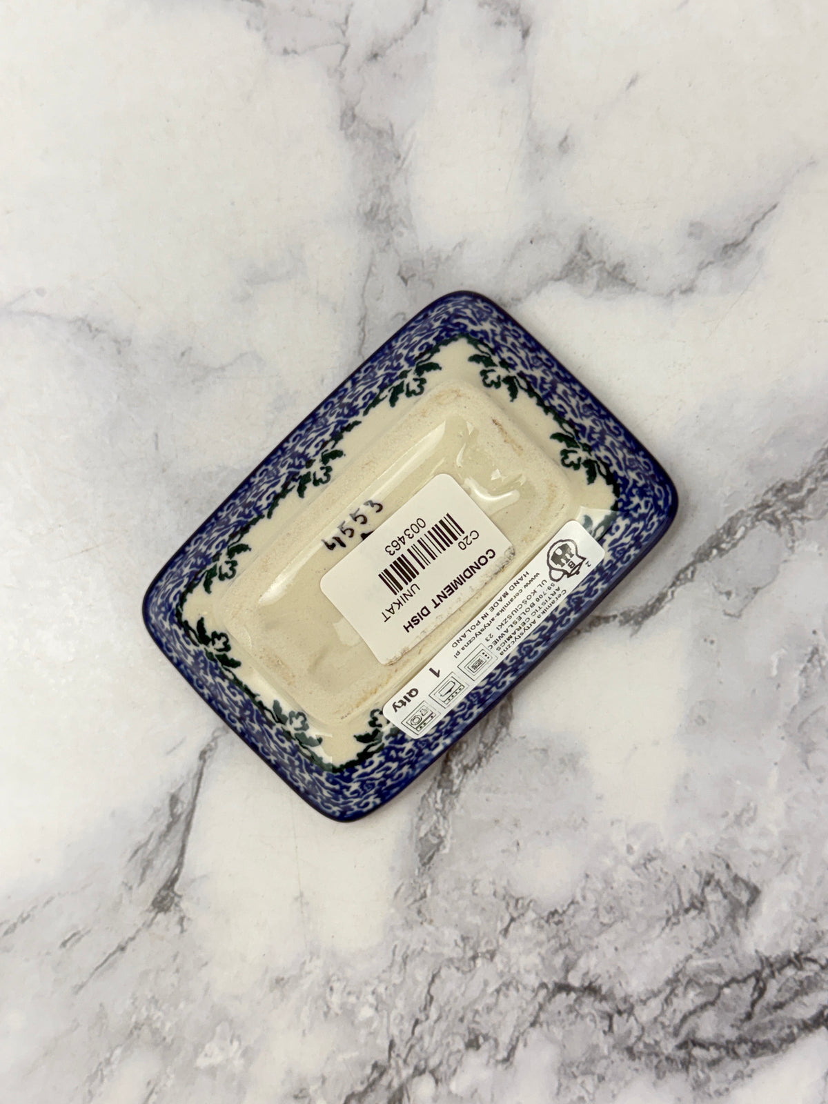 Unikat Rectangular Dish - Shape C20 - Pattern U4553