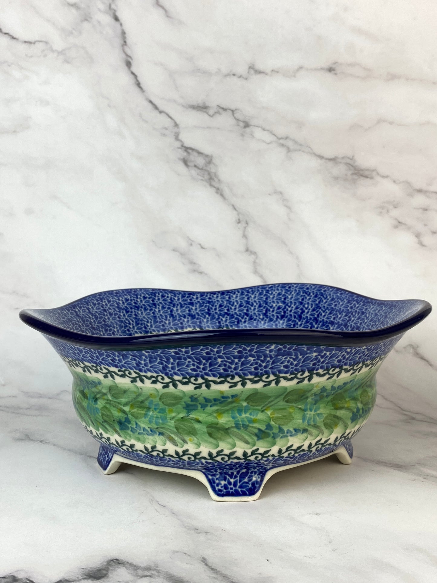 Footed Unikat Bowl - Shape A17 - Pattern U2380