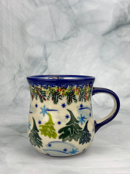 Vena Unikat 8oz Holiday Mug - Shape V053 - Snowman and Deer