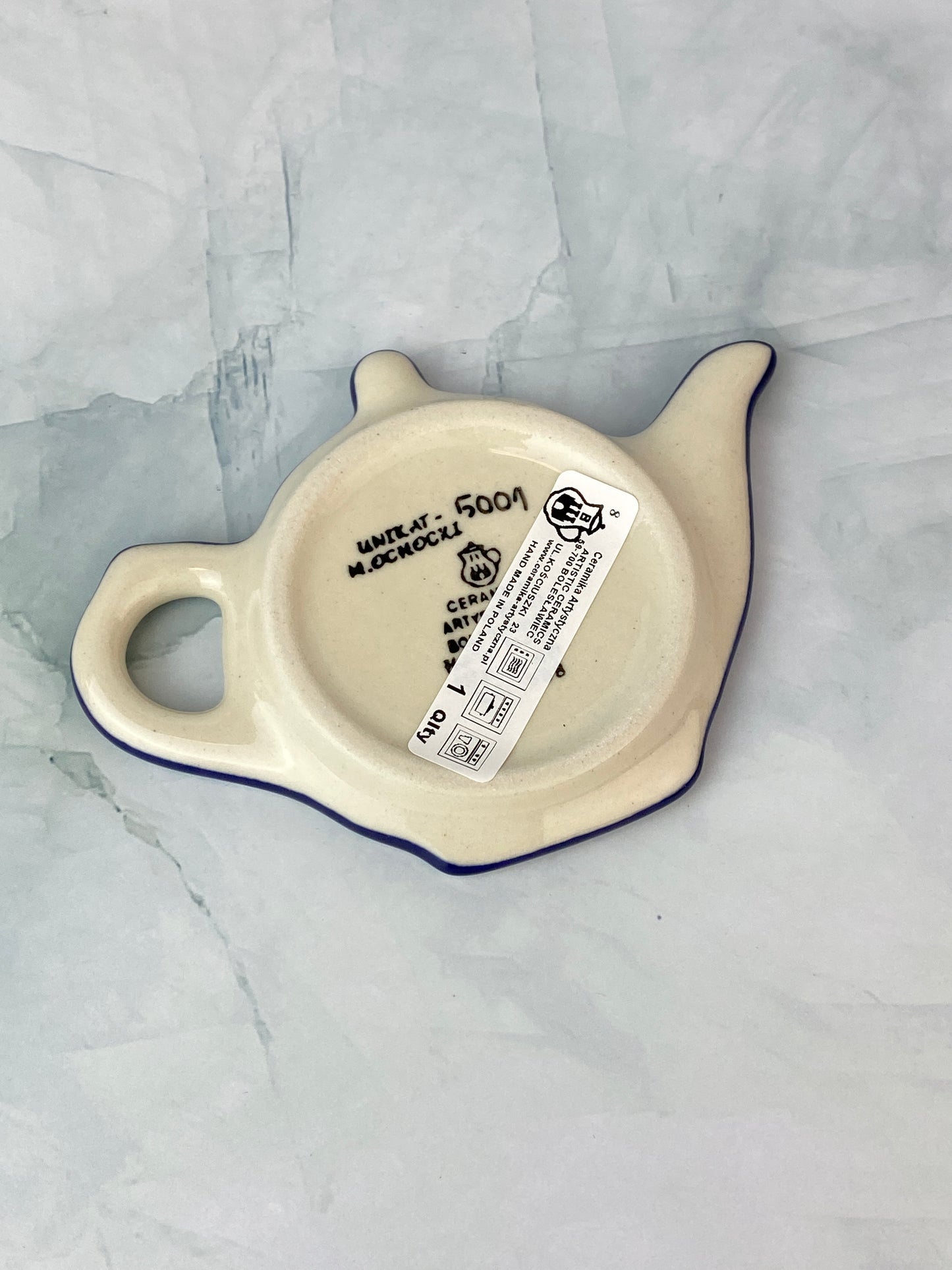 SALE Unikat Tea Bag Holder - Shape 766 - Pattern U5001