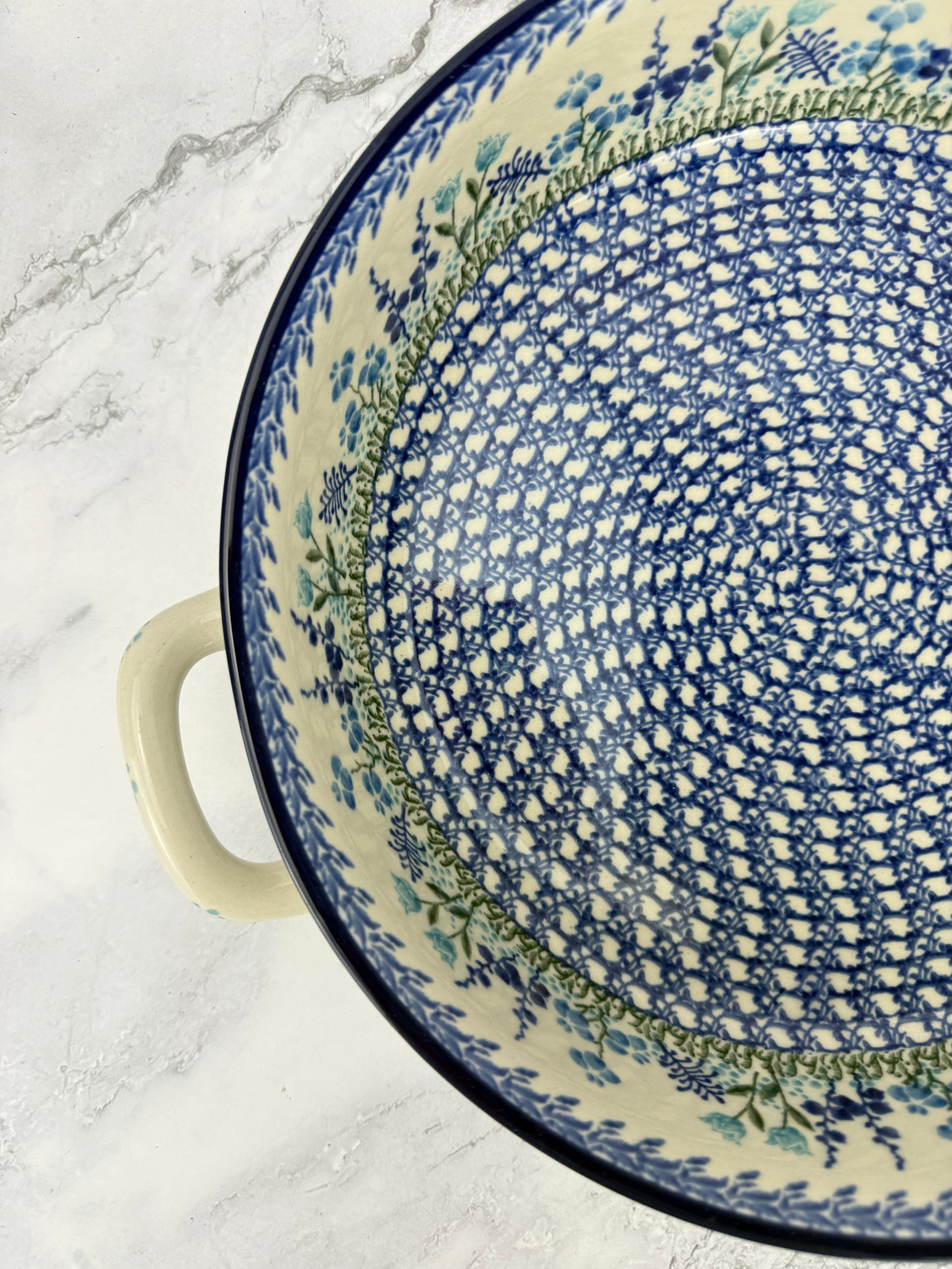 10" Round Baker With Handles - Shape 420 - Pattern 2898