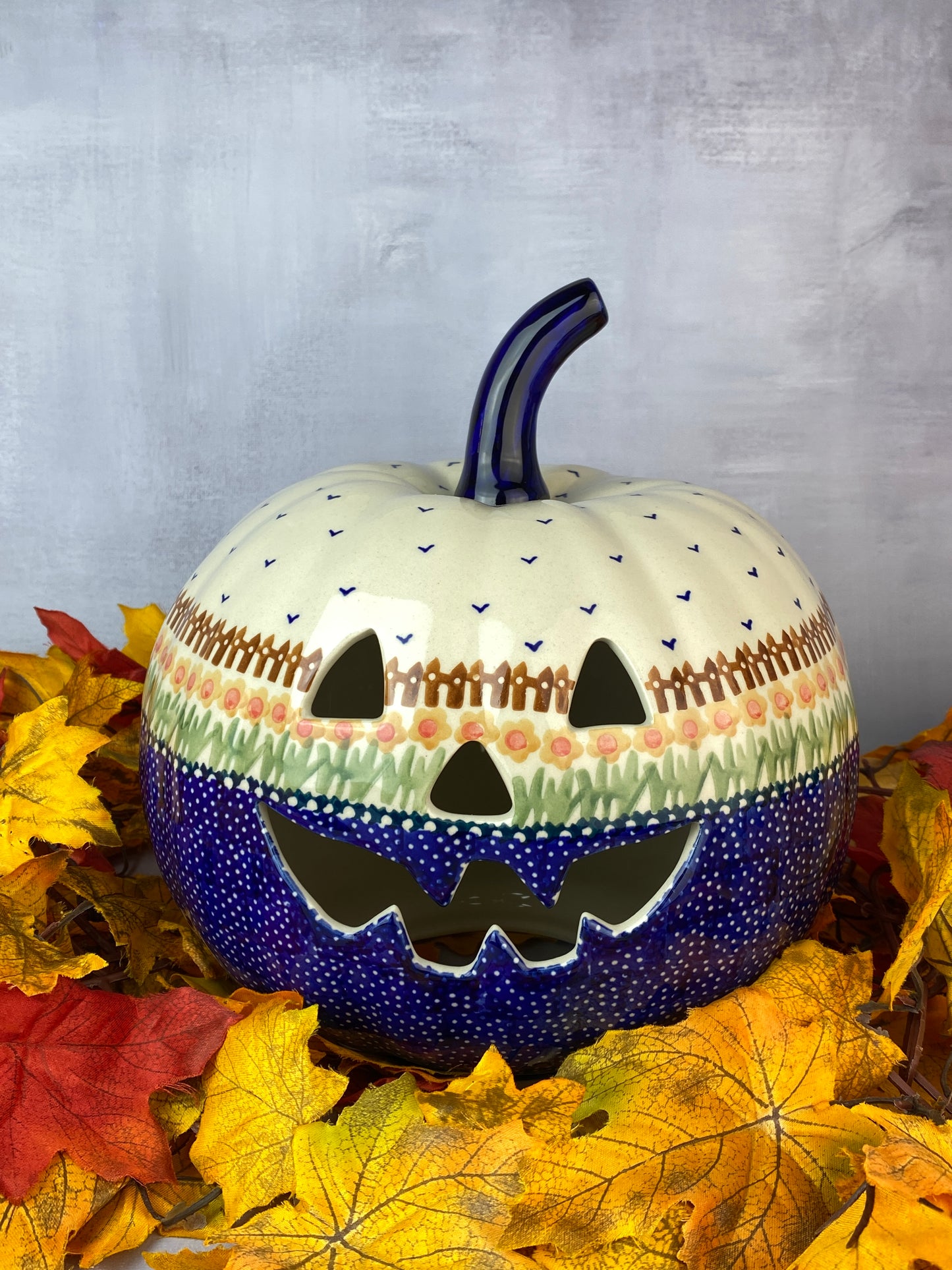 Large Unikat Pumpkin - Fall Fence