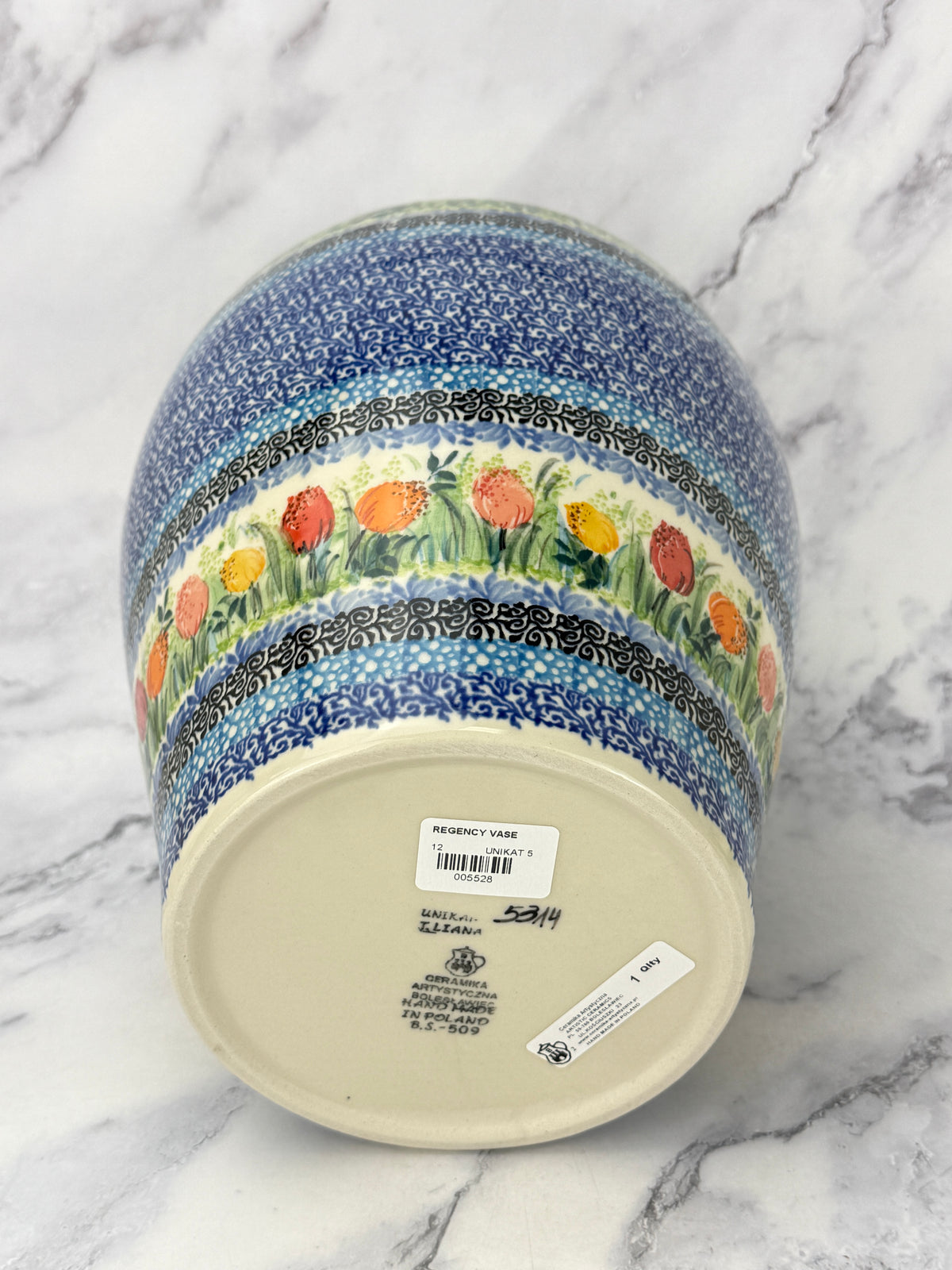 XL Unikat Vase - Shape 12 - Pattern U5314
