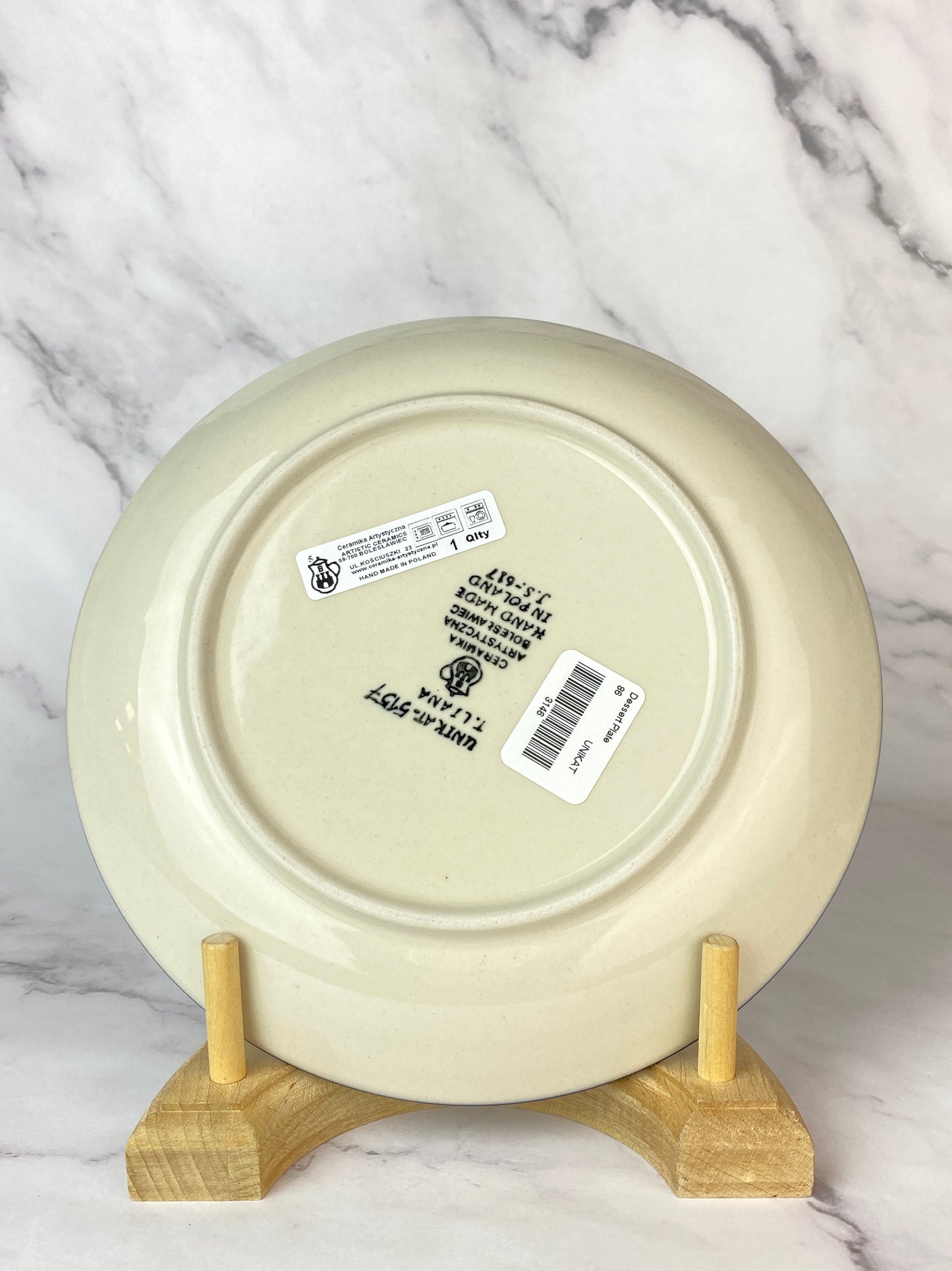 8" Unikat Dessert Plate - Shape 86 - Pattern U5157