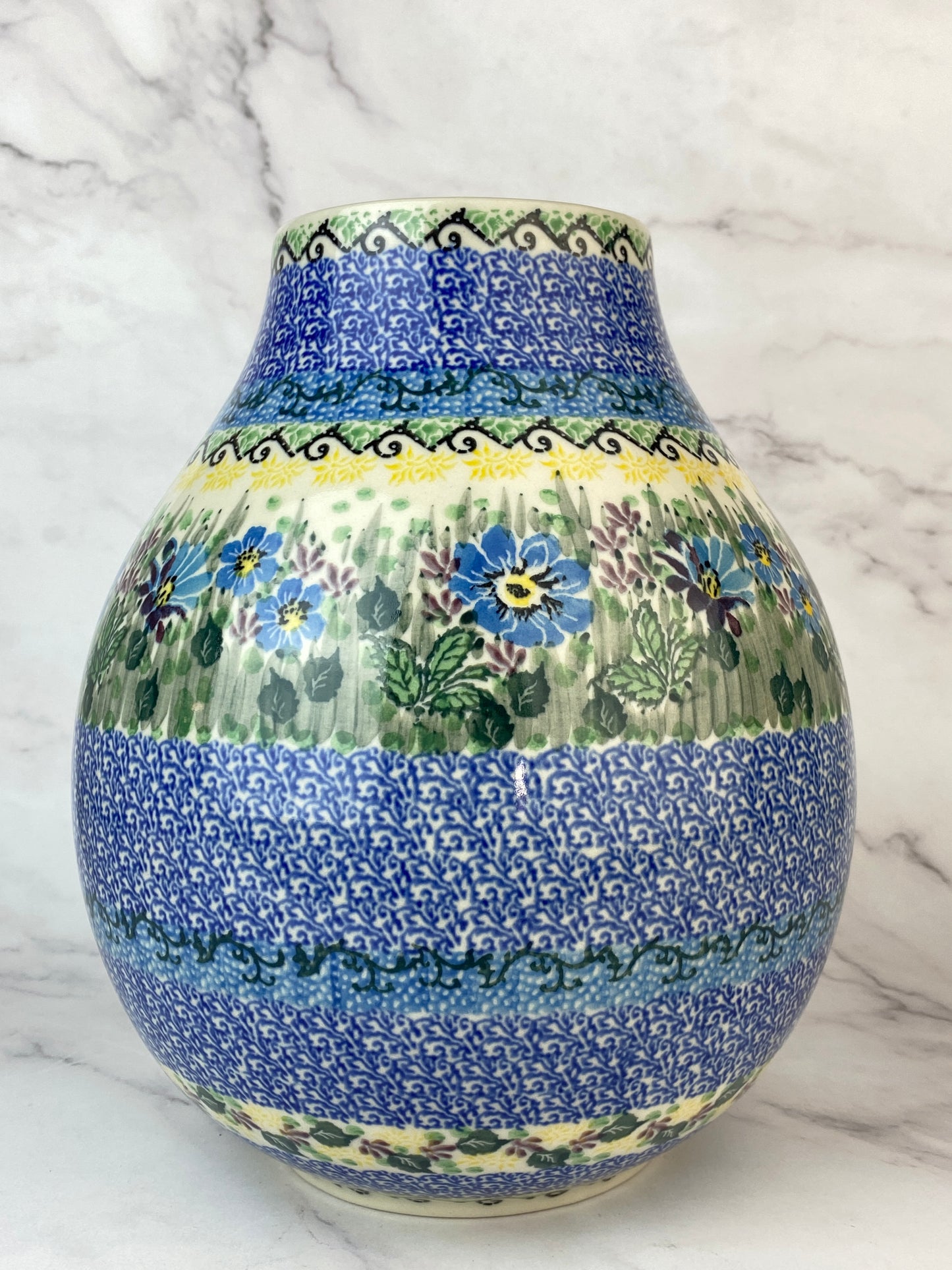 Large Rounded Unikat Vase - Shape F14 - Pattern U4613