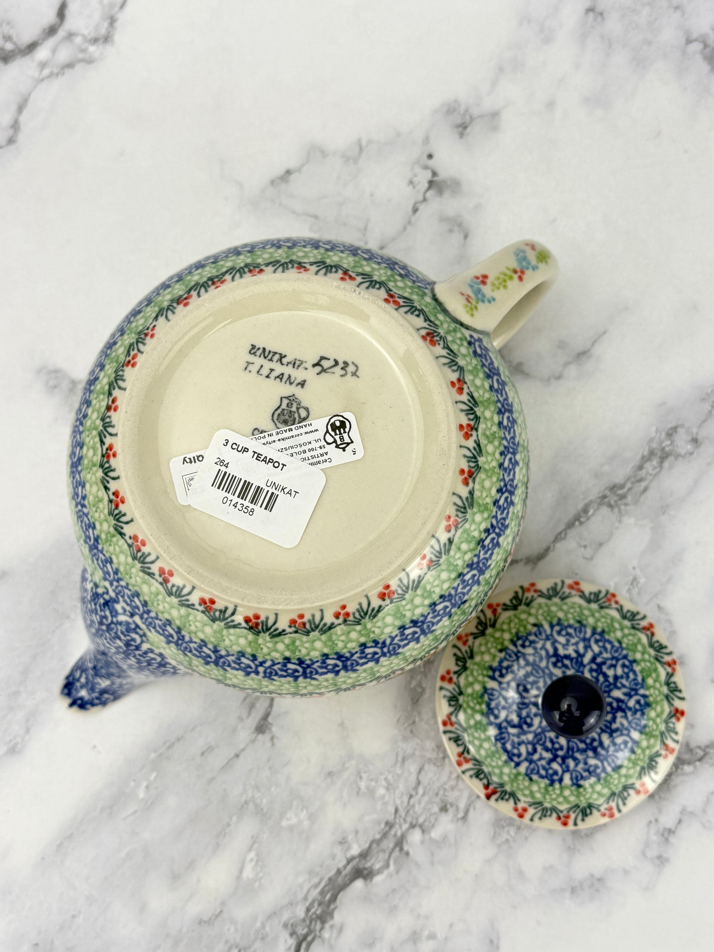 3 Cup Unikat Teapot - Shape 264 - Pattern U5237
