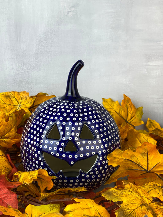 Medium Unikat Pumpkin - Blue Dot