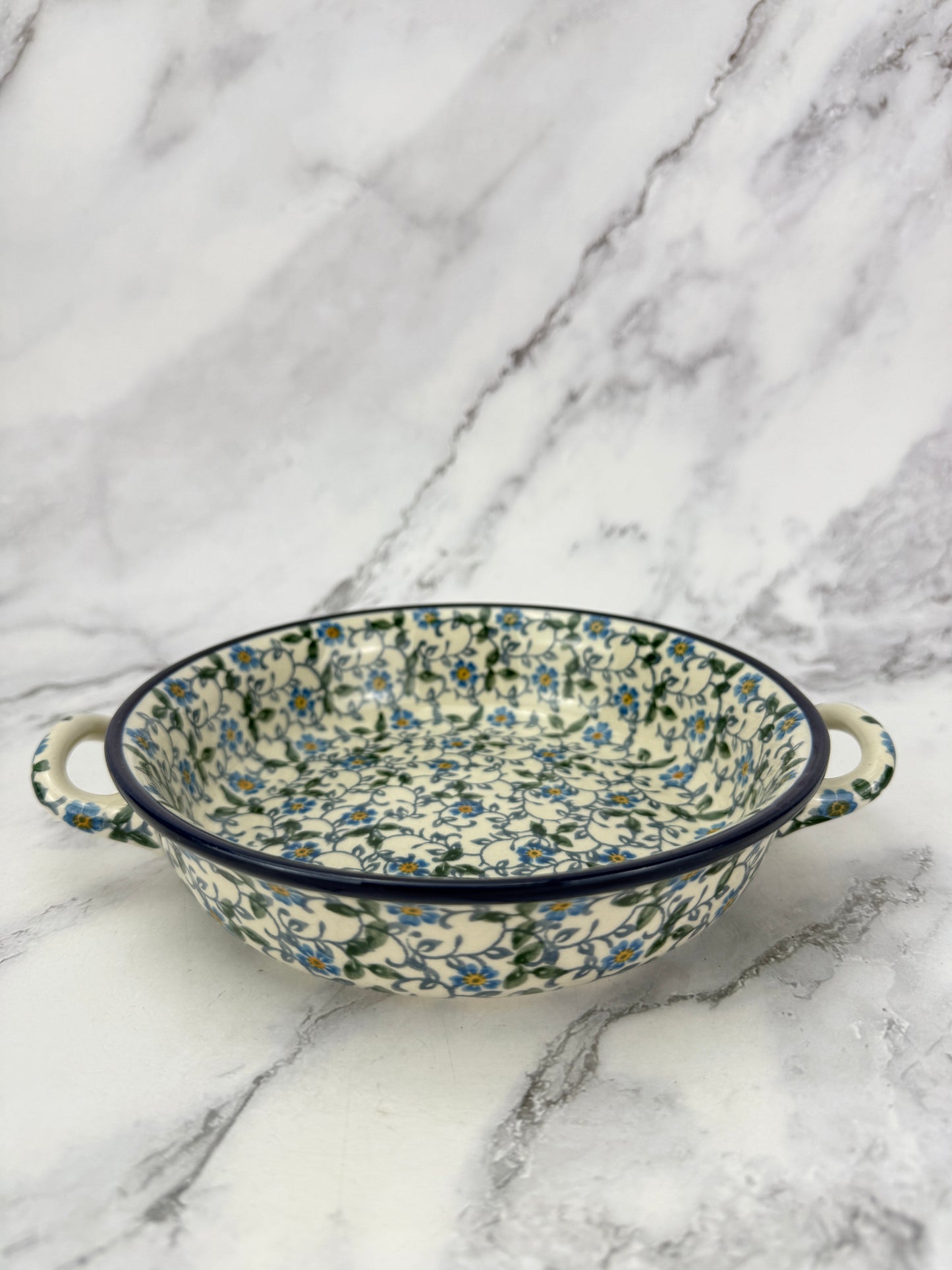 Small Round Baker with Handles - Shape C40 - Pattern 2089