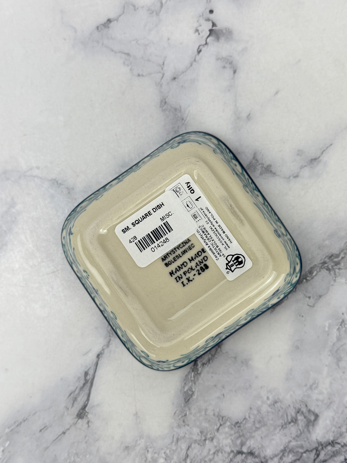 Small Square Dish - Shape 428 - Pattern 2988
