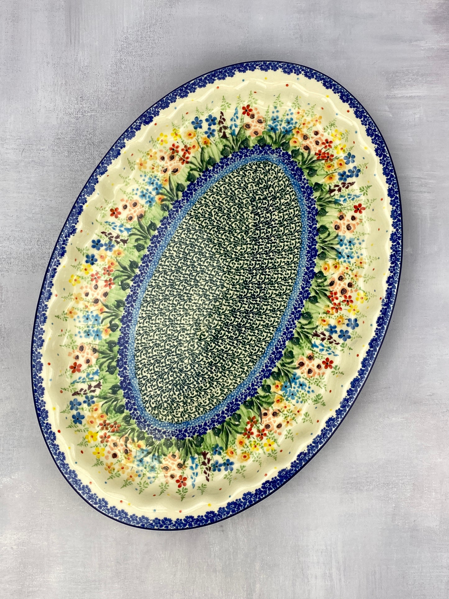 Unikat Oval Platter - Shape 614 - Pattern U4893