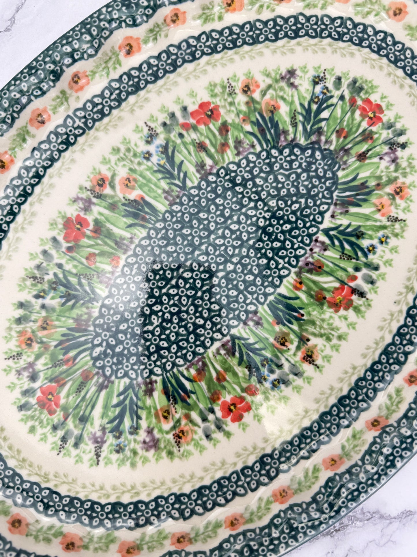 Unikat Oval Platter - Shape 614 - Pattern U4335