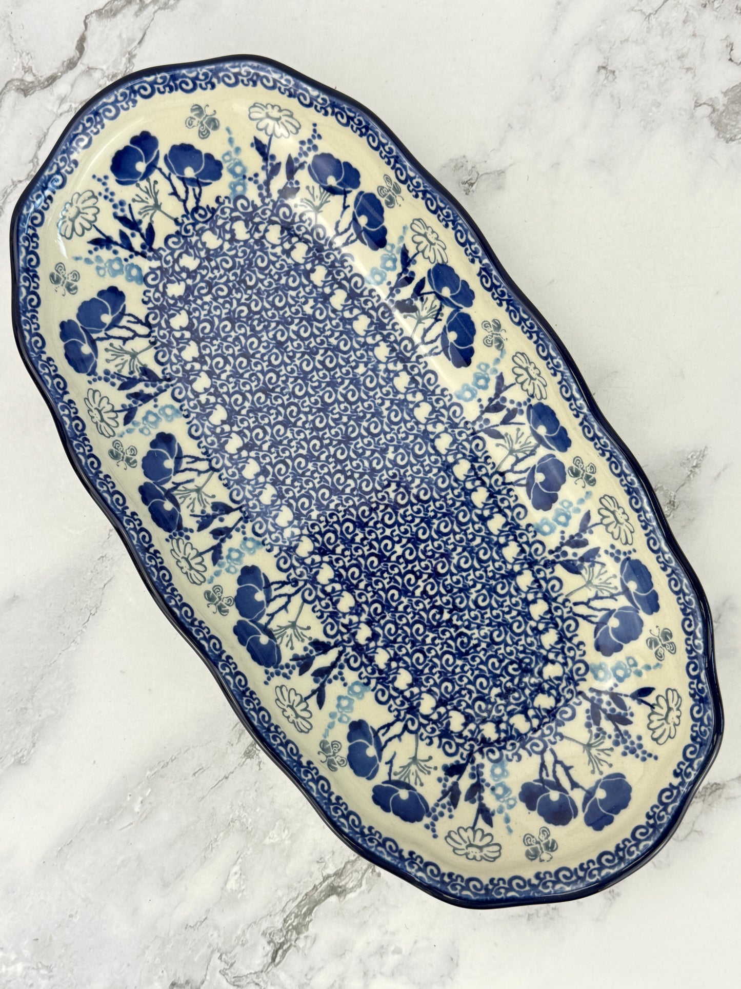 Scalloped Tray - Shape A42 - Pattern 2902