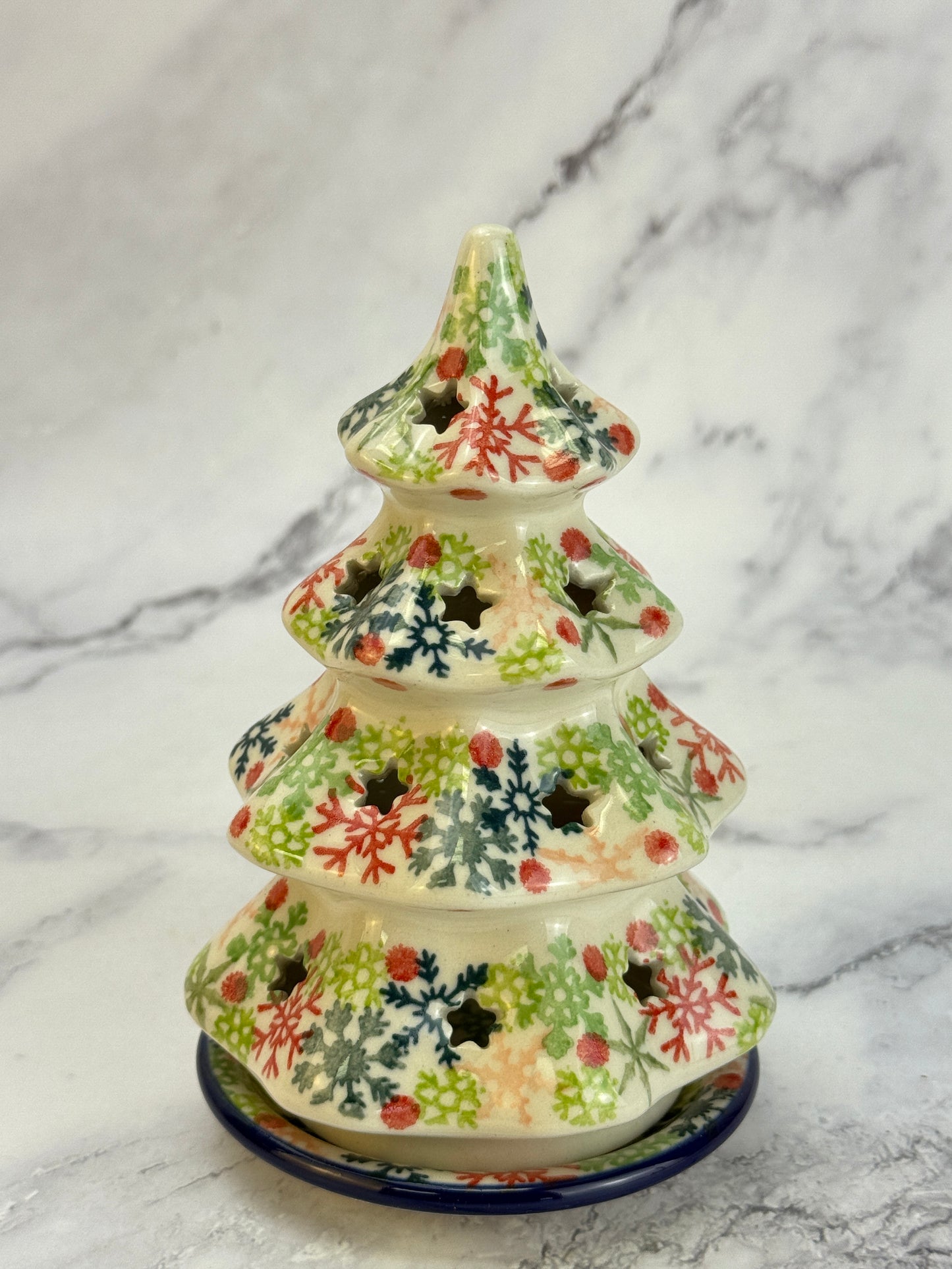 Small 6" Unikat Christmas Tree - Shape 512 - Pattern U5038