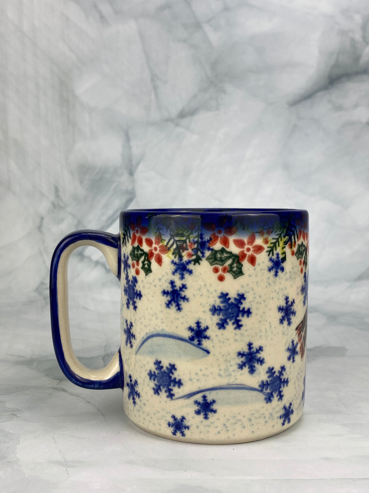 Vena Unikat 12oz Holiday Mug - Shape V055 - Jolly Snowmen