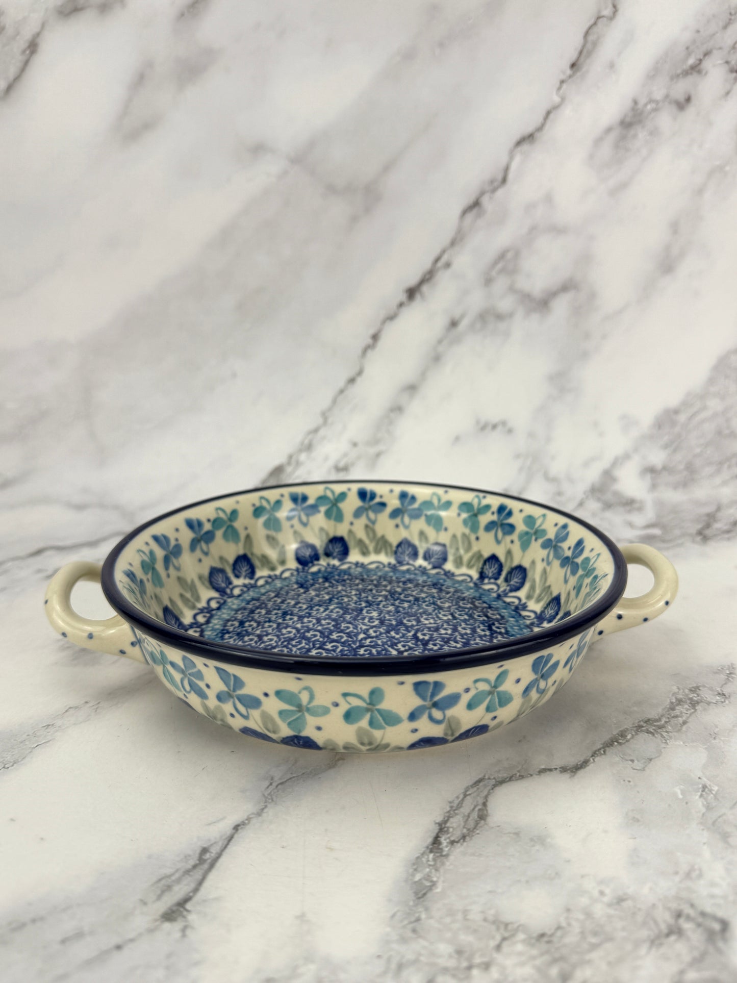 Small Round Baker with Handles - Shape C40 - Pattern 2751