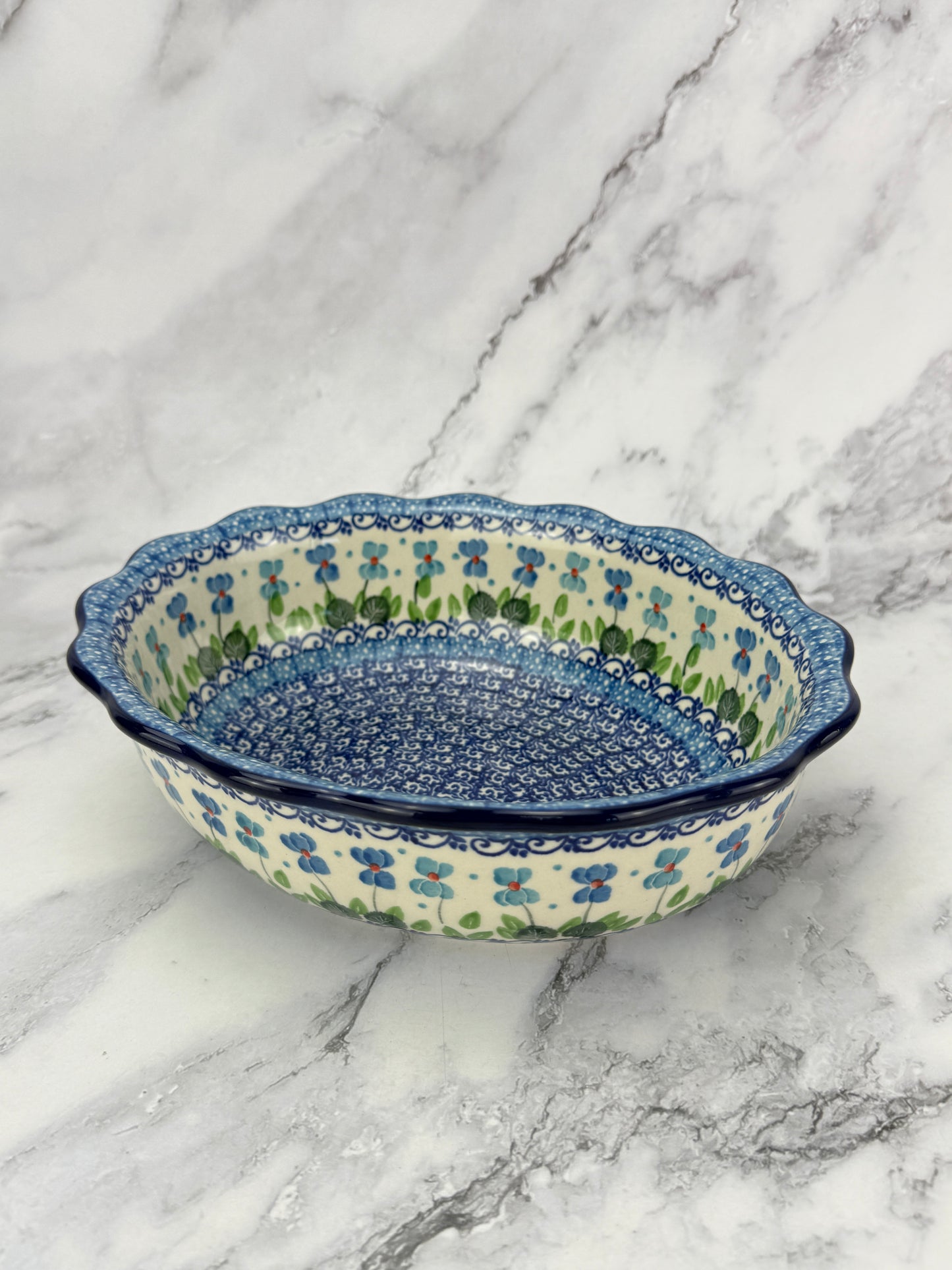 Scalloped Oval Bowl - Shape D78 - Pattern 2668