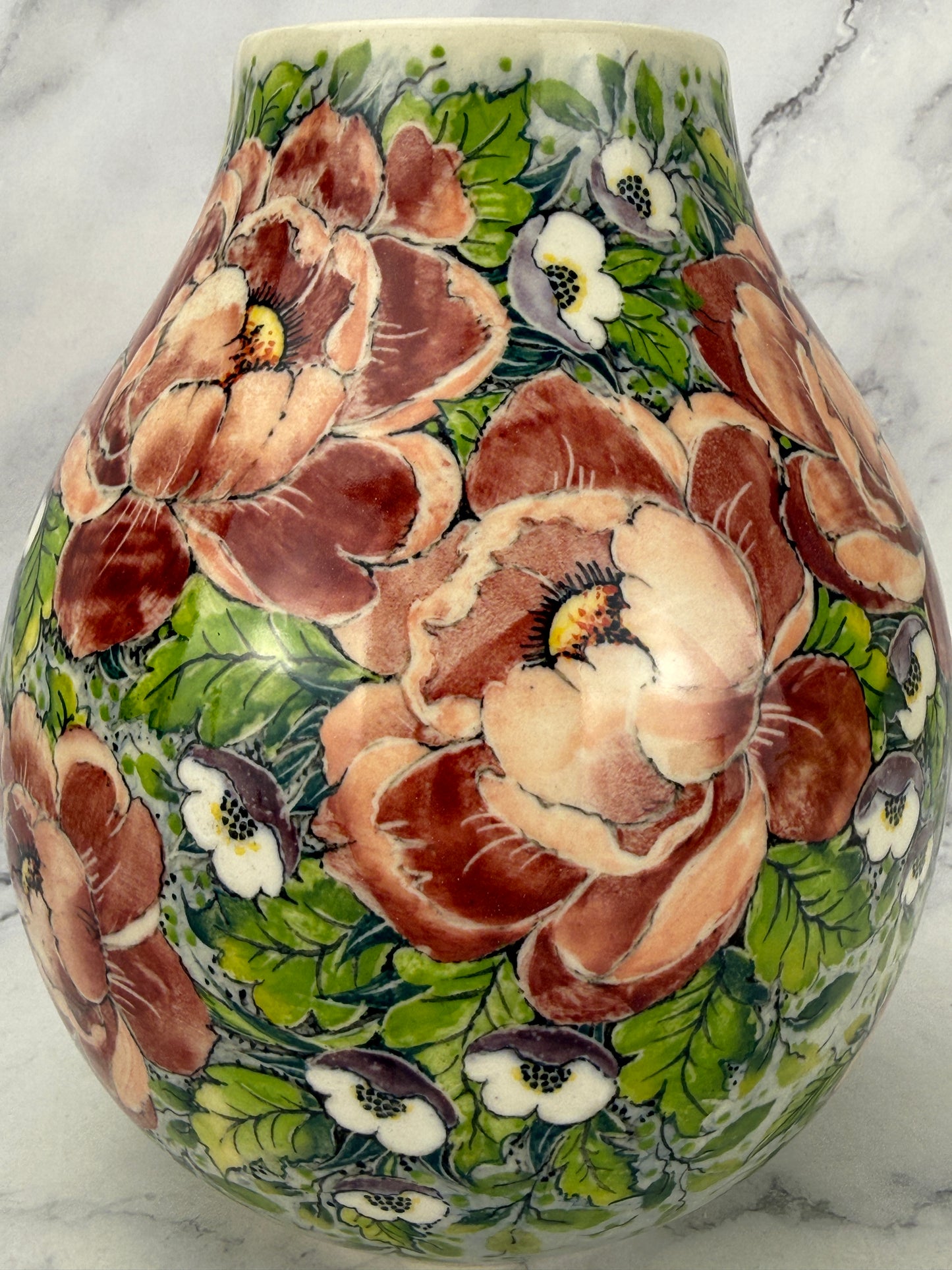 2025 Limited Edition Rounded Vase - Shape F15 - Krystyna Deptuła - L301
