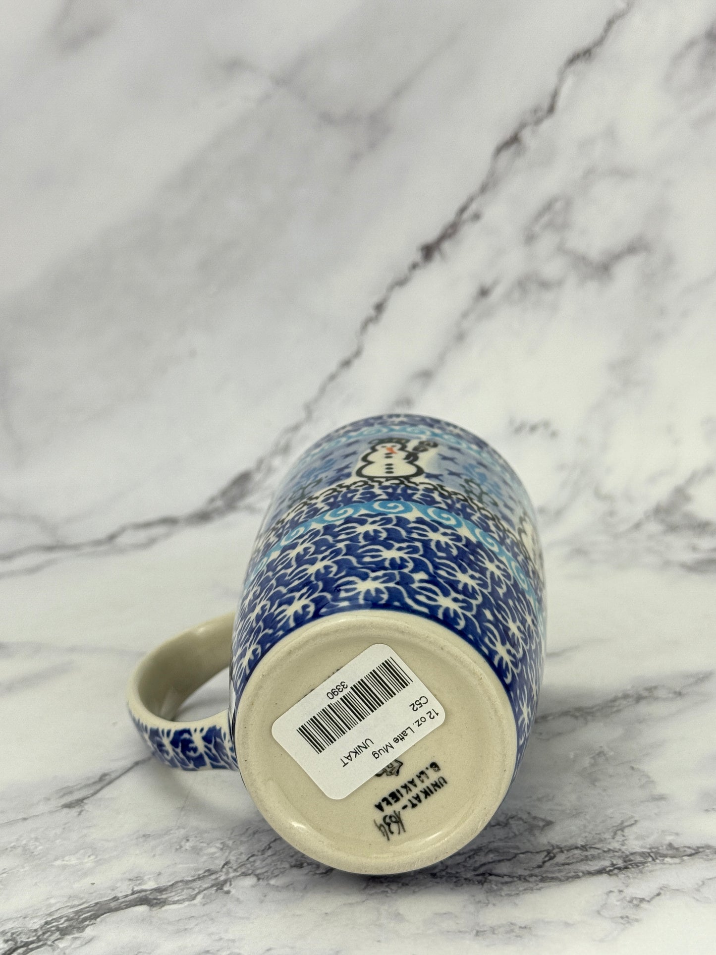 12oz Unikat Latte Mug - Shape C52 - Pattern U1634