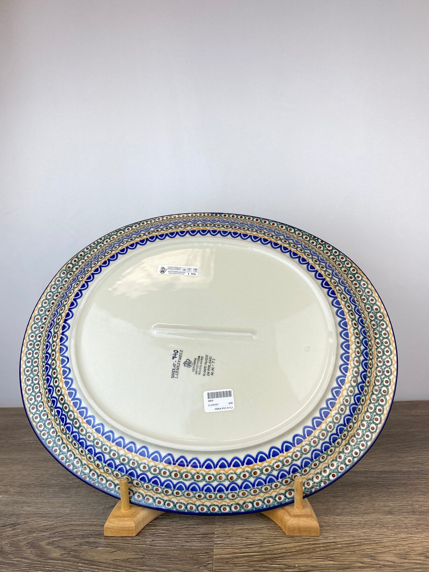 SALE XL Unikat Platter - Shape B45 - Pattern U740