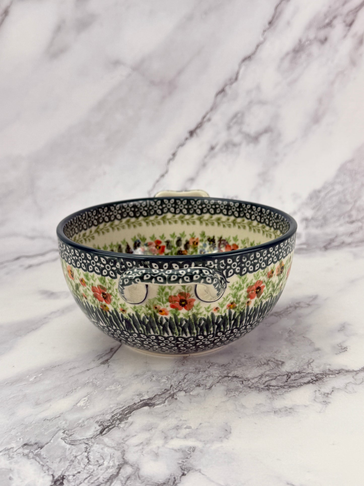 Unikat Open Handled Bowl - Shape D02 - Pattern U4335