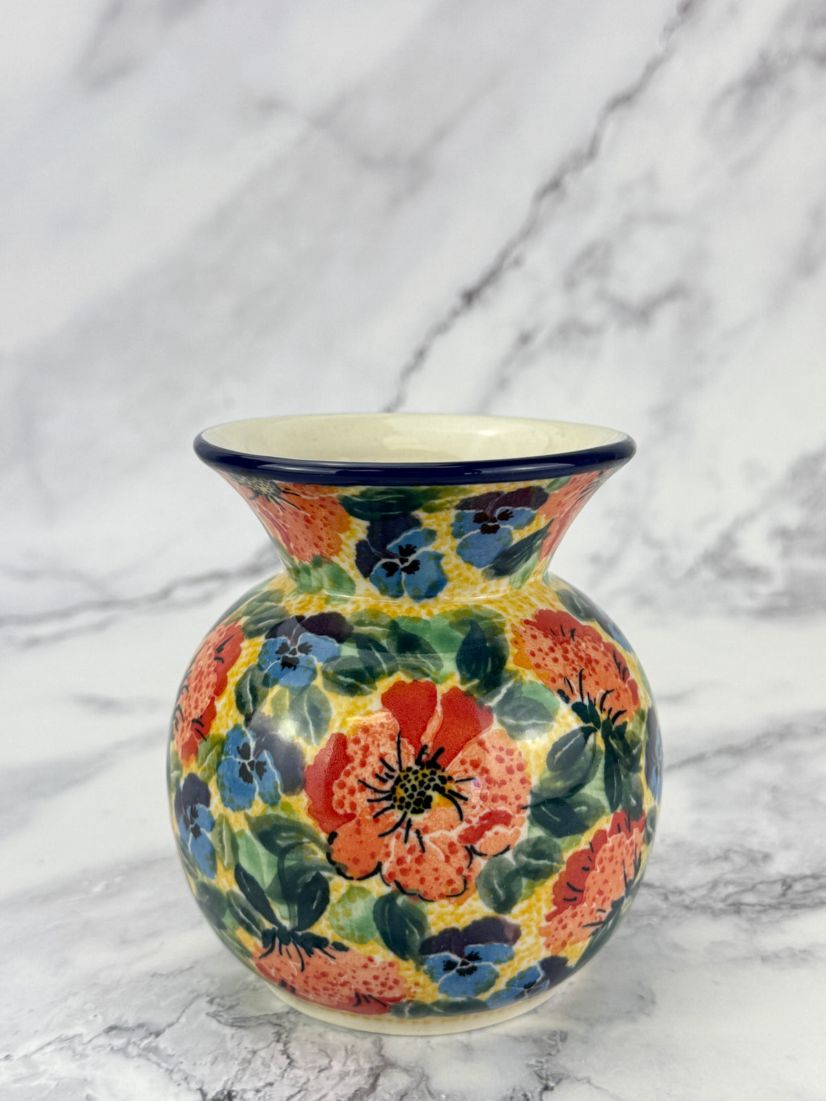 Pattern 48 Aut Unikat Bud Vase - Shape 48 - Pattern U4704 – Polish Pottery Westlake