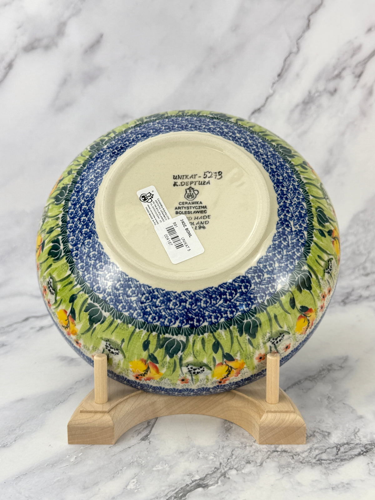 8.5" Unikat Serving Bowl - Shape B91 - Pattern U5273