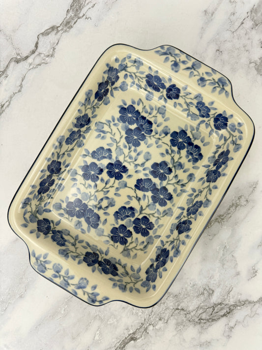 Rectangular Baker with Handles - Shape A84 - Pattern 3428