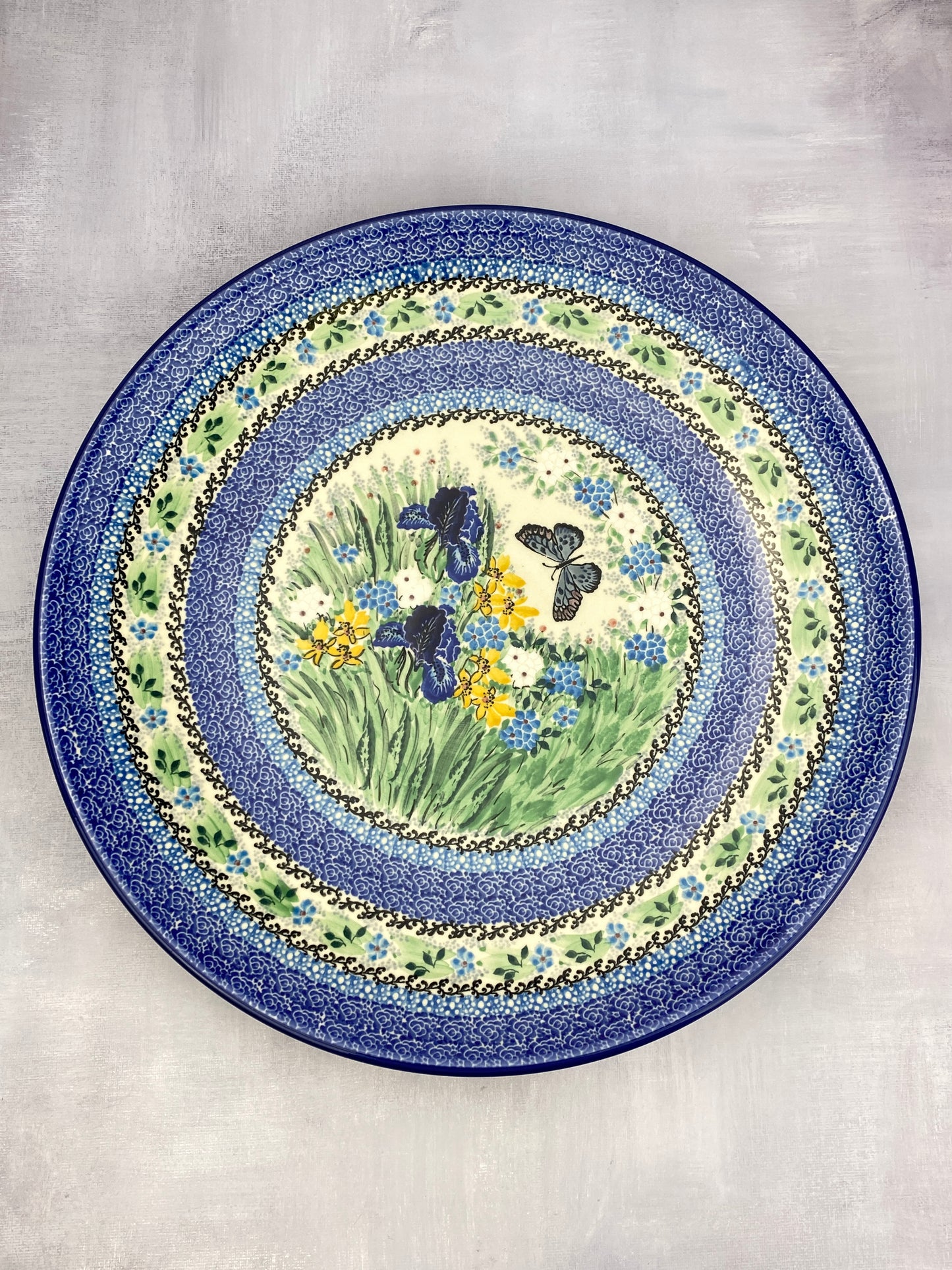 14" Round Unikat Platter - Shape 265 - Pattern U5132