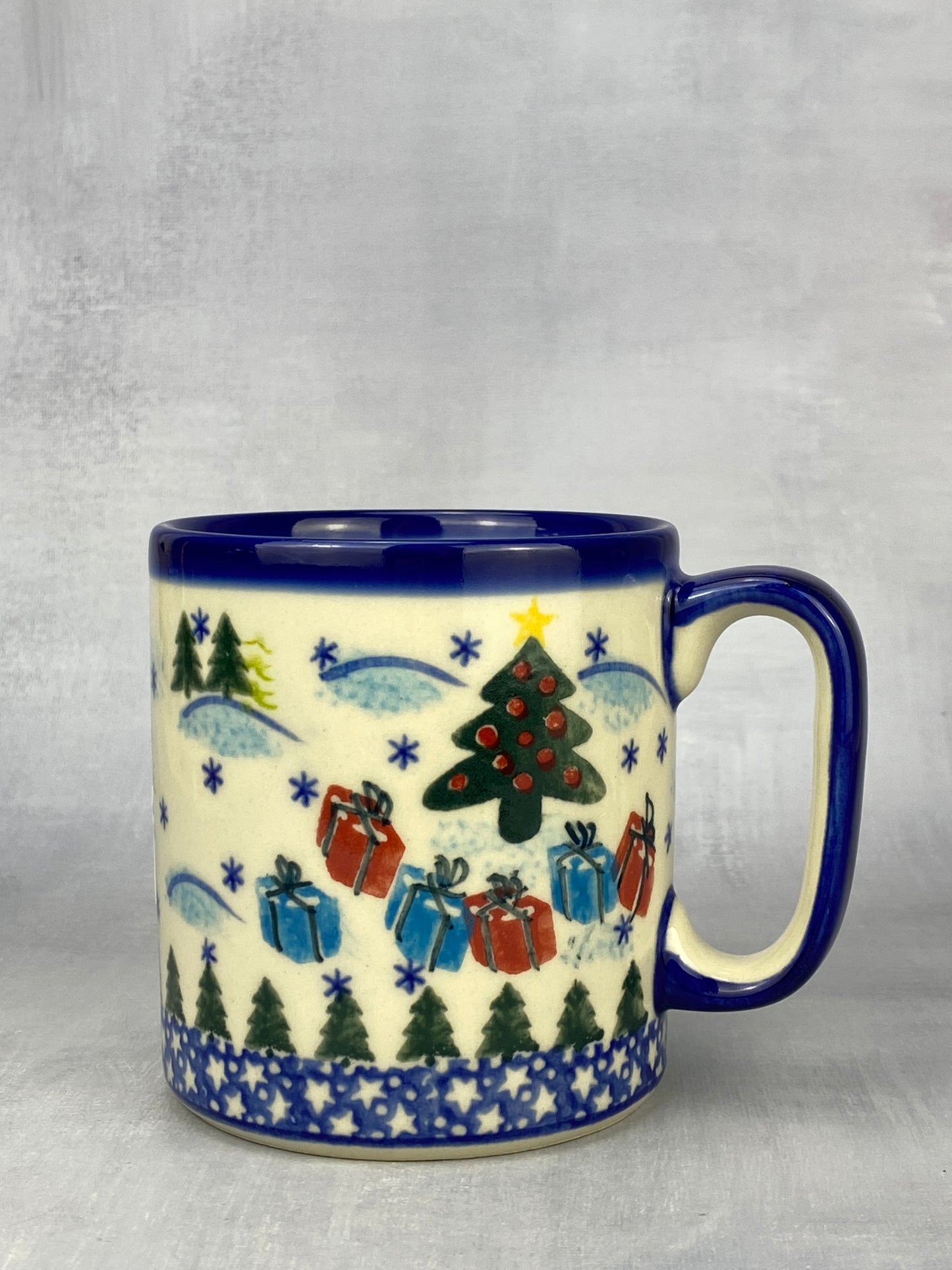 Vena Unikat 12oz Holiday Mug - Shape V055 - Santa's Sleigh