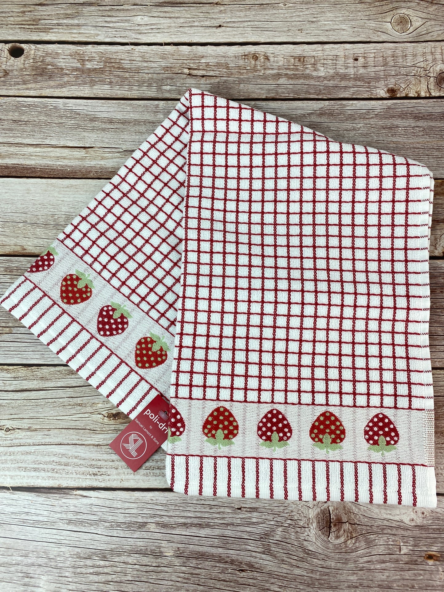 100% Cotton Towel - Strawberry