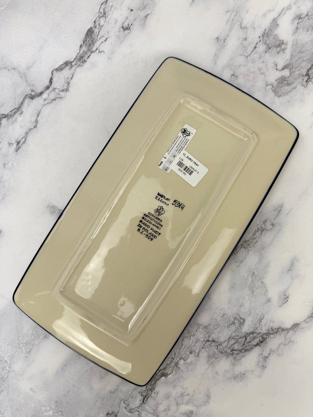 Rectangular Unikat Tray - Shape C26 - Pattern U5314