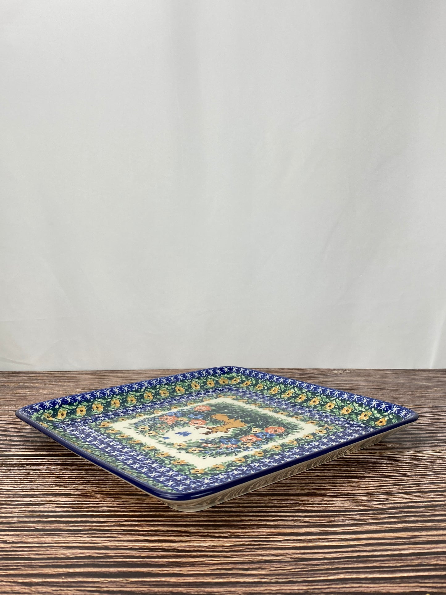 SALE Square Unikat Platter - Shape 583 - Pattern U2974