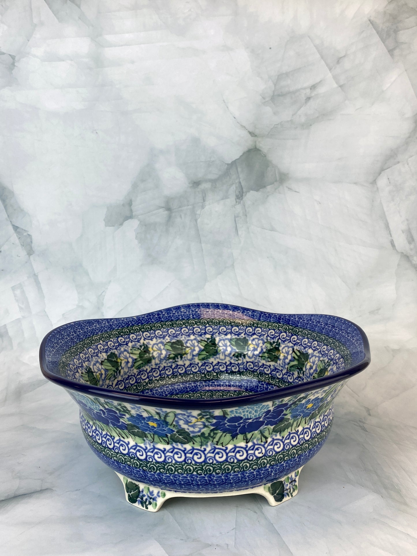 Footed Unikat Bowl - Shape A17 - Pattern U5138